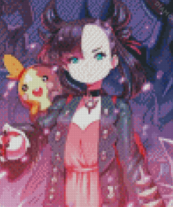 Marnie Pokemon Anime Diamond Painting