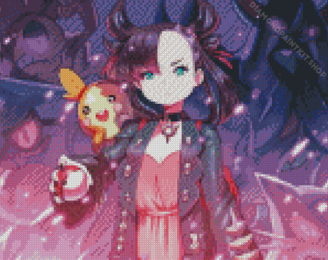 Marnie Pokemon Anime Diamond Painting