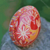 Pysanky With Rooster Diamond Painting