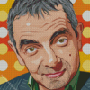 Rowan Atkinson Mr Bean Diamond Painting