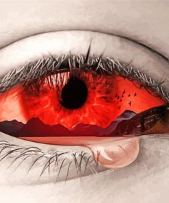 Sad Eye Tear Diamond Painting