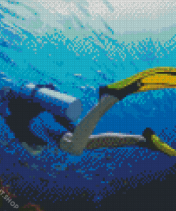 Scuba Diving Underwater Diamond Painting