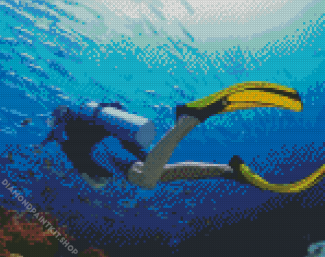 Scuba Diving Underwater Diamond Painting