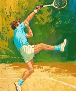 Squash Sport Player Art Diamond Painting