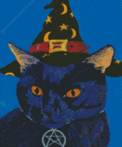 The Witch Cat Diamond Painting