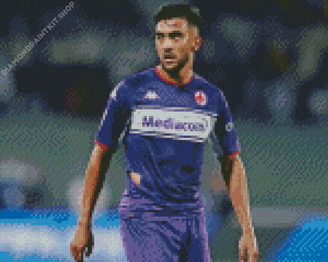 ACF Fiorentina Nicolas Gonzalez Diamond Painting