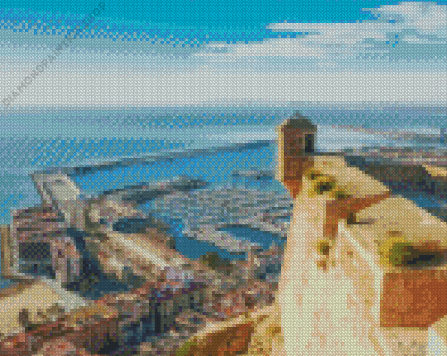 Alicante Santa Barbara Castle Diamond Painting