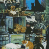 Alley Cats Diamond Painting