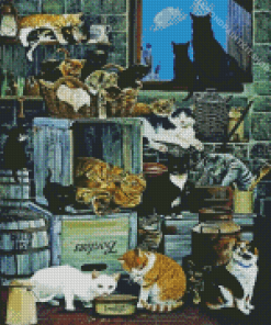 Alley Cats Diamond Painting