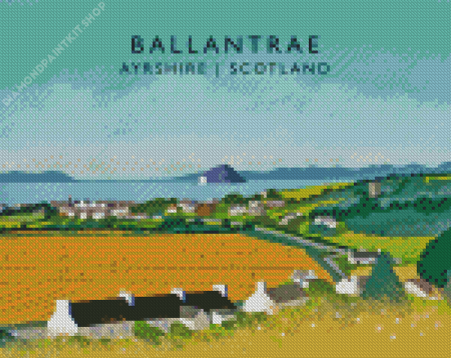 Ayrshire Coast Poster Diamond Painting