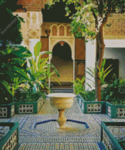 Bahia Palace In Marrakech Morocco Diamond Painting