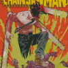 Chainsaw Man Poster Diamond Painting