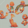 Charmander Arts Diamond Painting