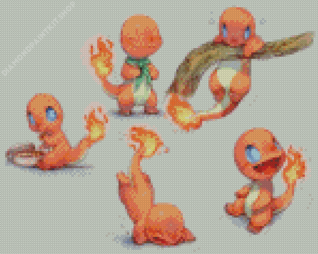 Charmander Arts Diamond Painting