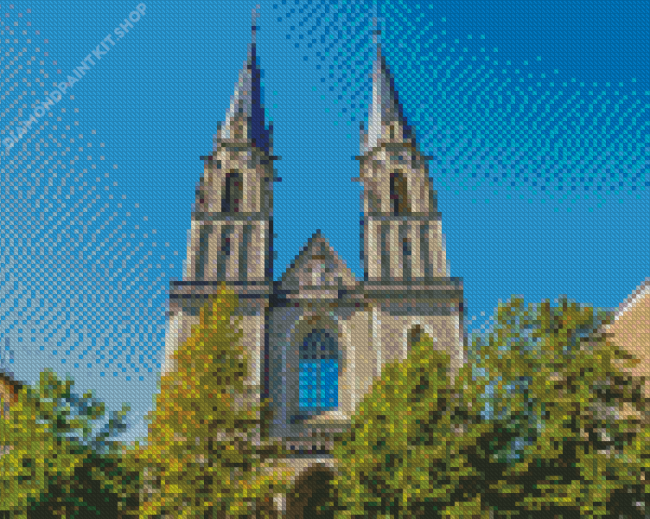 Church In Bonn Germany Diamond Painting