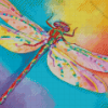 Colorful Dragonfly Art Diamond Painting