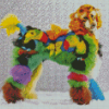 Colorful Poodle Diamond Painting