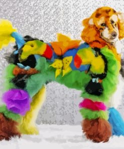 Colorful Poodle Diamond Painting