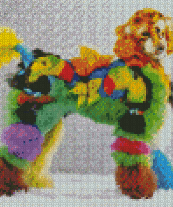 Colorful Poodle Diamond Painting