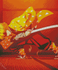 Demon Slayer Zenitsu Agatsuma Diamond Painting