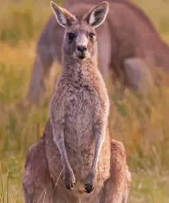 Eastern Grey Kangaroo Diamond Painting