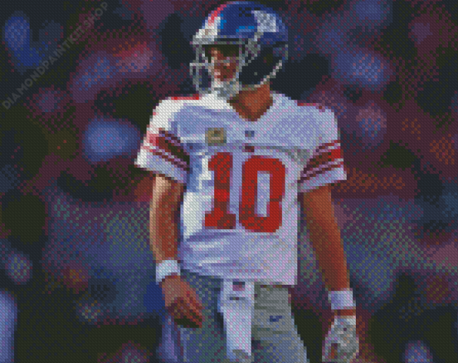 Eli Manning Player Diamond Painting