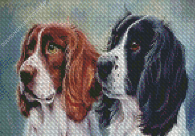 English Springer Spaniel Dogs Diamond Painting
