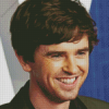 Freddie Highmore Close Up Diamond Painting