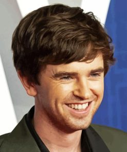 Freddie Highmore Close Up Diamond Painting