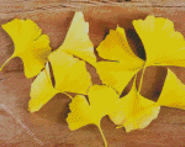 Ginkgo Yellow Leaves Diamond Painting