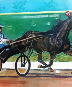 Harness Racing Sport Art Diamond Painting