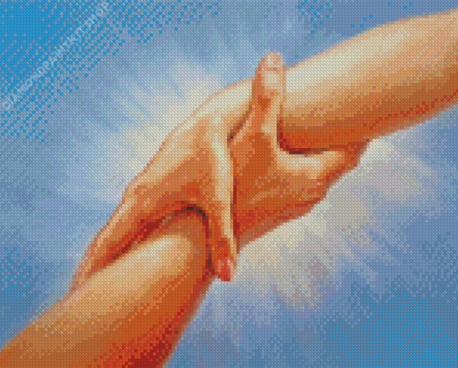 Holding Hands Diamond Painting