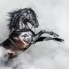 Horse In The Smoke Diamond Painting