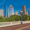 Houston City Skyscrapers Diamond Painting