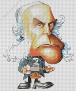 Joseph Lister Caricature Diamond Painting