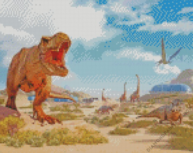 Jurassic World Diamond Painting