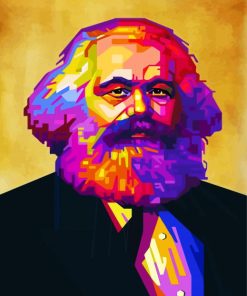 Karl Marx Pop Art Diamond Painting