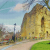 Knaresborough Castle England Diamond Painting