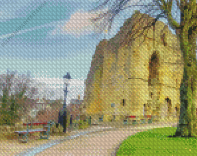 Knaresborough Castle England Diamond Painting