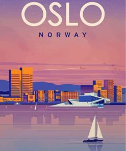 Norway Oslo Poster Diamond Painting