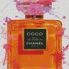 Perfume Bottle Splash Color Diamond Painting