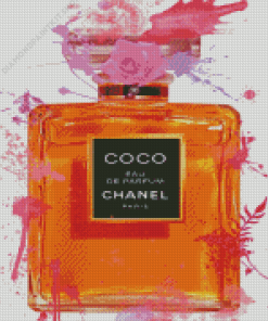 Perfume Bottle Splash Color Diamond Painting
