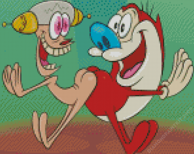 Ren And Stimpy Diamond Painting