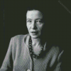 Simone De Beauvoir Diamond Painting