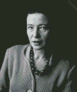 Simone De Beauvoir Diamond Painting