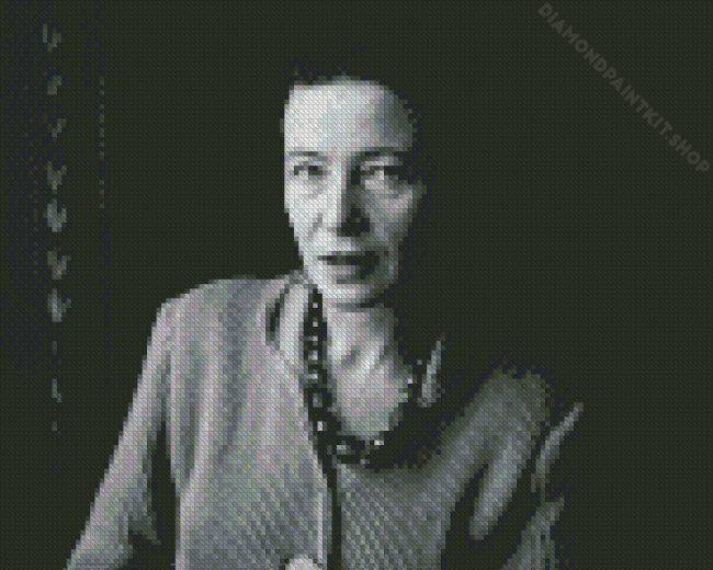Simone De Beauvoir Diamond Painting