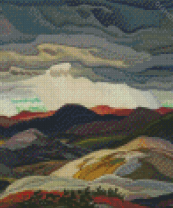 Snow Clouds by Franklin Carmichael Diamond Painting