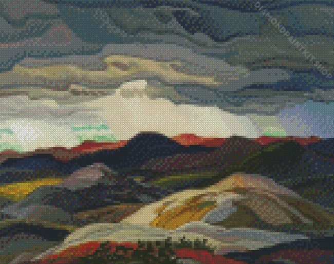 Snow Clouds by Franklin Carmichael Diamond Painting
