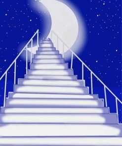 Stairs To Moon Diamond Painting