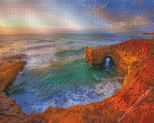 Sunset Cliffs In San Diego Diamond Painting